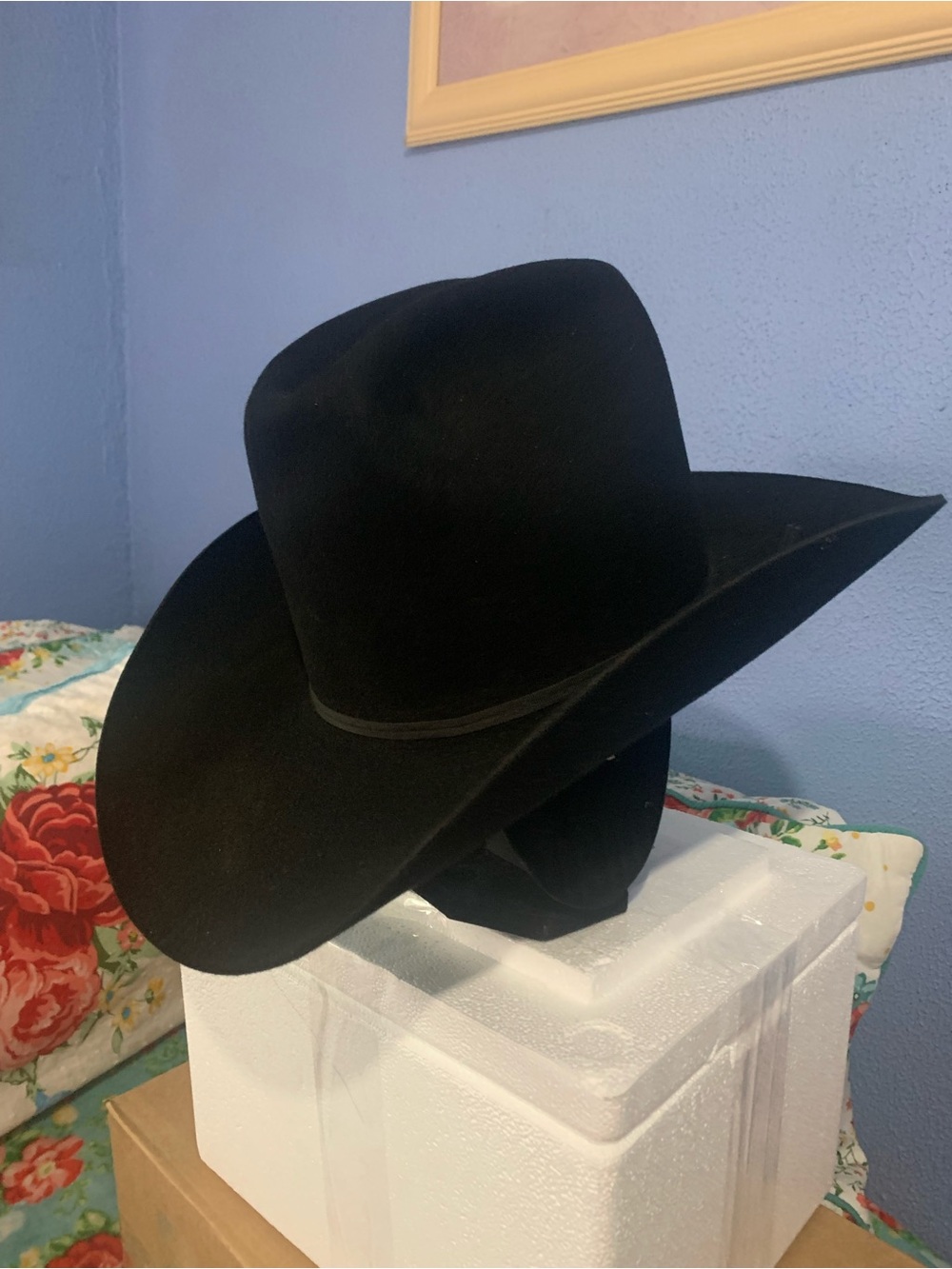 Resistol The Ryon 5X Beaver Black Cowboy Hat Size 7